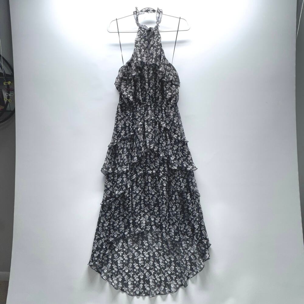 Express Halter Dress Size M Feminine Coquette Romantic